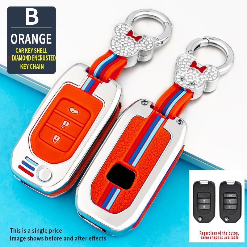 Чехол для ключа автомобиля Honda для CRV, Lingpai, Binzhi, XRV, Fit, Civic, Accord, Spirior
