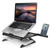 Elecom Ноутбук 8 Высота Включает Совместимость со смартфоном в сложенном виде Ширина 280 x Глубина 280 x Высота Нагрузка Черная подставка, Складная, Уровни, Ножки 9,5 см,
