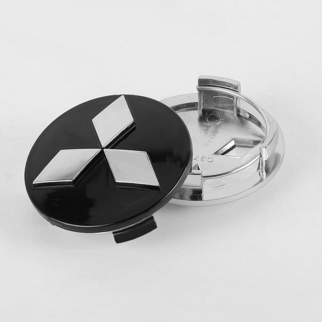 4PCS 60mm Car Wheel Center Hub Emblem Stickers Tire Rim Cover Accessories For Mitsubishi ASX Lancer Pajero Outlander L200 Triton