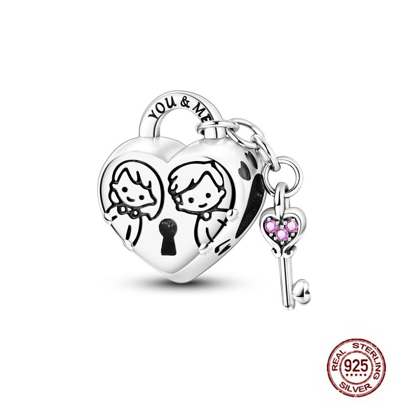 Woman Retro Copper Animal Tree Of Life Charms Beads Loveheart Fit Original Pendant Bracelet Diy Jewelry Making Gift