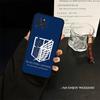 Чехол для телефона Аниме А-Атака Титанов Для IPhone 16 15 8 7 6 6S Plus X SE XR XS 14 11 12 13 Mini Pro Max Мобильный чехол