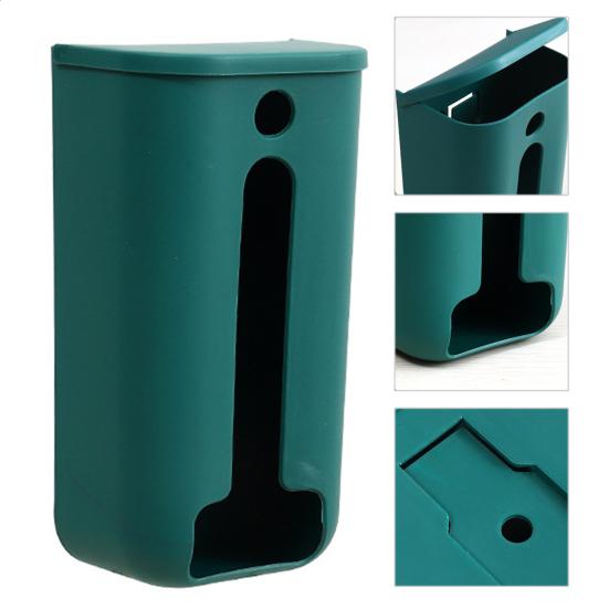 Стеллаж для хранения пластиковых пакетов, настенный монтаж, без перфорации, простая установка, экономия места, мешок для мусора в ванной комнате, ящик для хранения