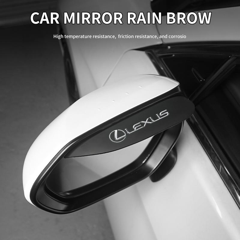 2 шт. Козырек от дождя на зеркало заднего вида автомобиля, водонепроницаемый чехол, автомобильные аксессуары для Lexus CT ES GS NX IS250 CT200h IS300h ES300h RX400h