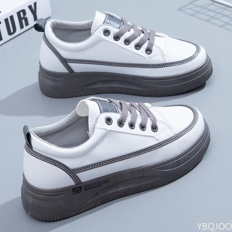 Fashion Casual Women's Shoes Autumn Styles Are High All-match White Shoes Platform Shoes Leisure Walking Shoes for Women