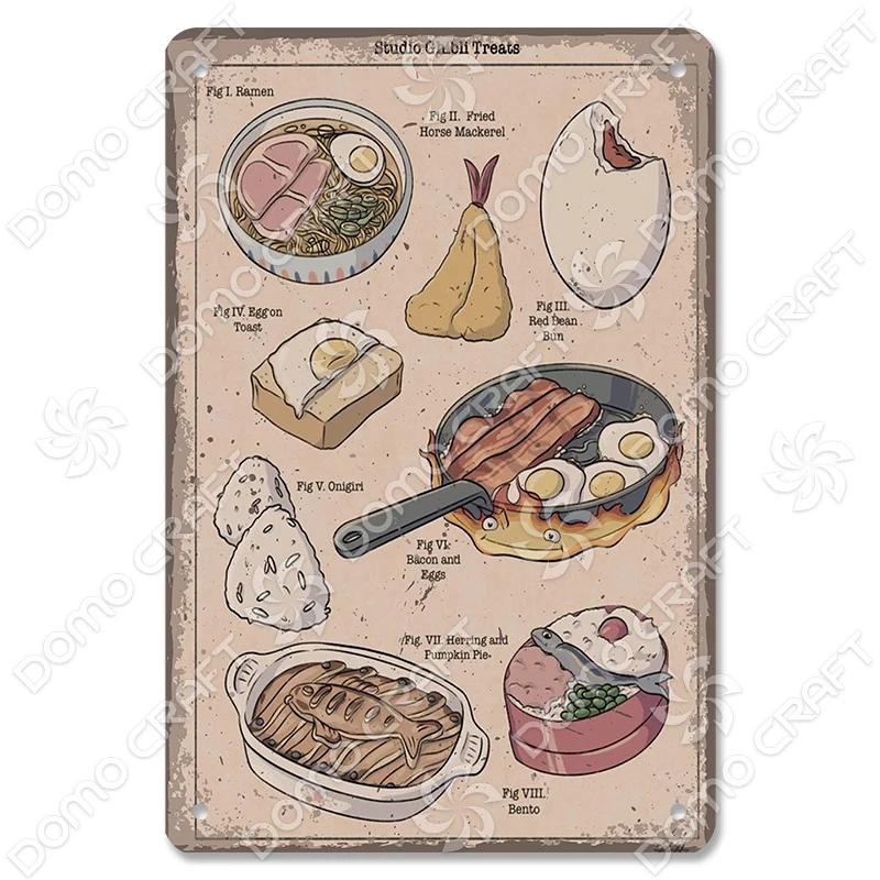 Плакат с японской едой, металлическая табличка, оловянная вывеска, винтажный рамэн, пиво, металлические тарелки, настенный декор для бара, паба, кухни, дома