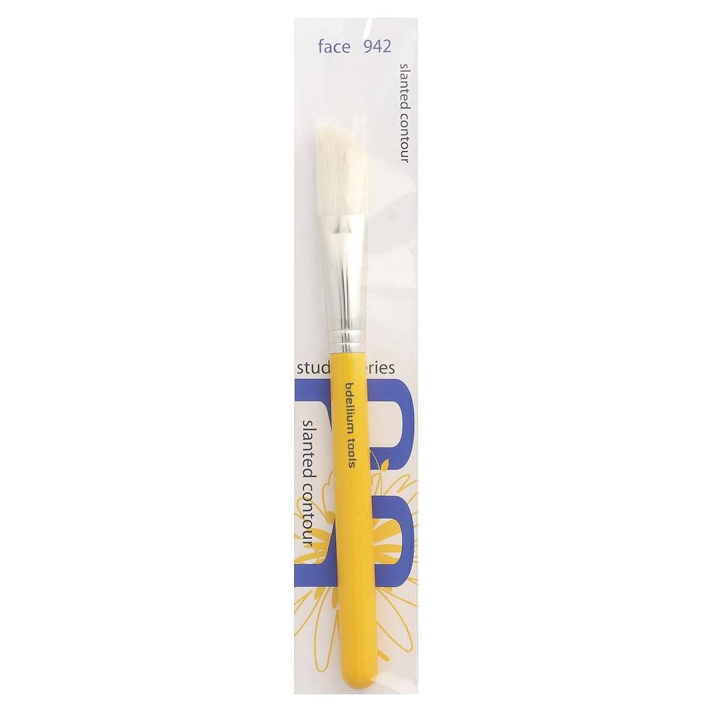 Bdellium Tools Стандартная серия, Кисть для контуринга, Скошенная, Лицо 942, 1 кисть
