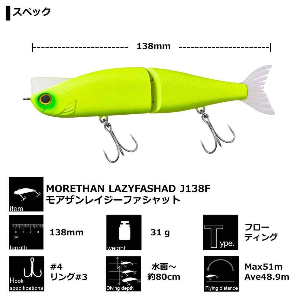 DAIWA Morethan Lazy Fa Shad 138мм F 3D Konoshiro Приманка