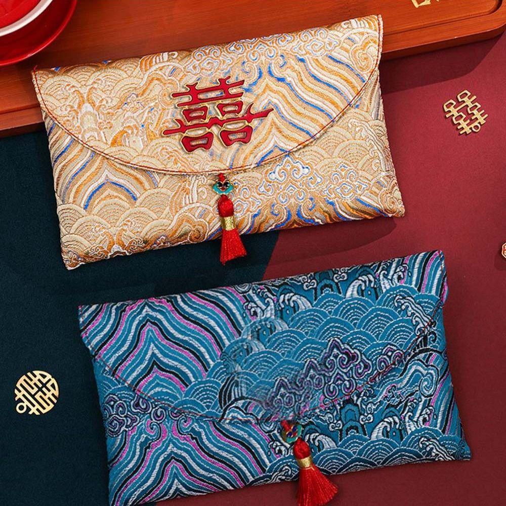Traditional Wedding Money Pocket Chinese Style Red Packet New Year Red Envelope Spring Festival
