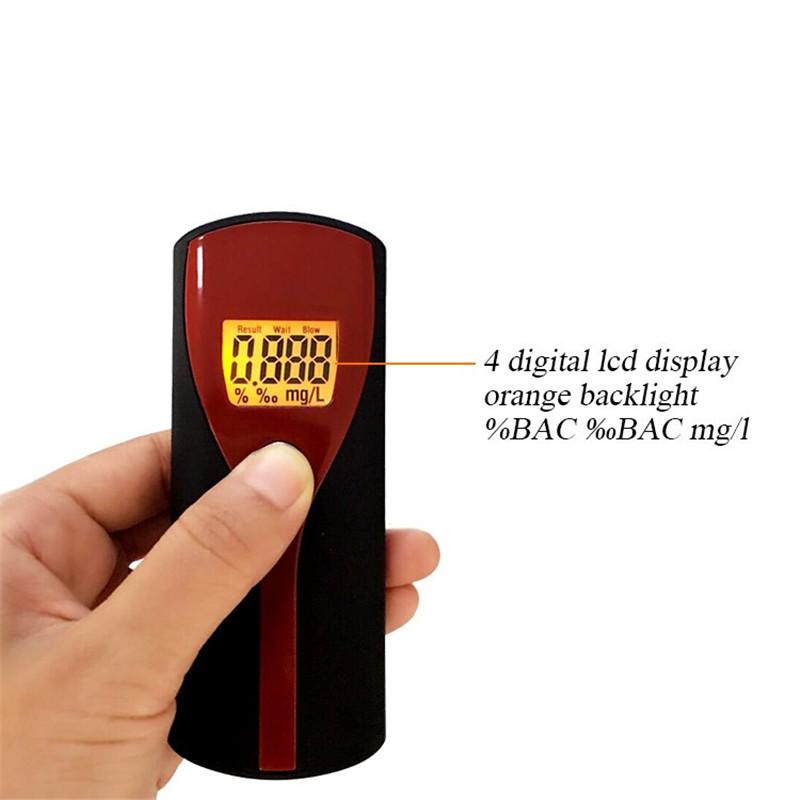 Портативный тестер алкоголя в выдыхаемом воздухе, анализатор алкоголя в выдыхаемом воздухе, алкотестер