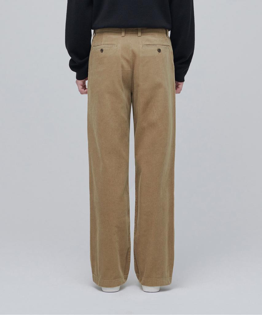 MUSINSA STANDARD Wide Corduroy Pants [Beige]