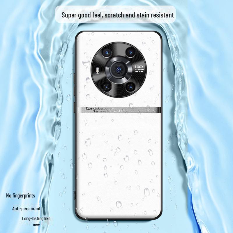 Защитный чехол из жидкой кожи для Honor Magic 3, противоударный и грязеотталкивающий, цельный дизайн.
