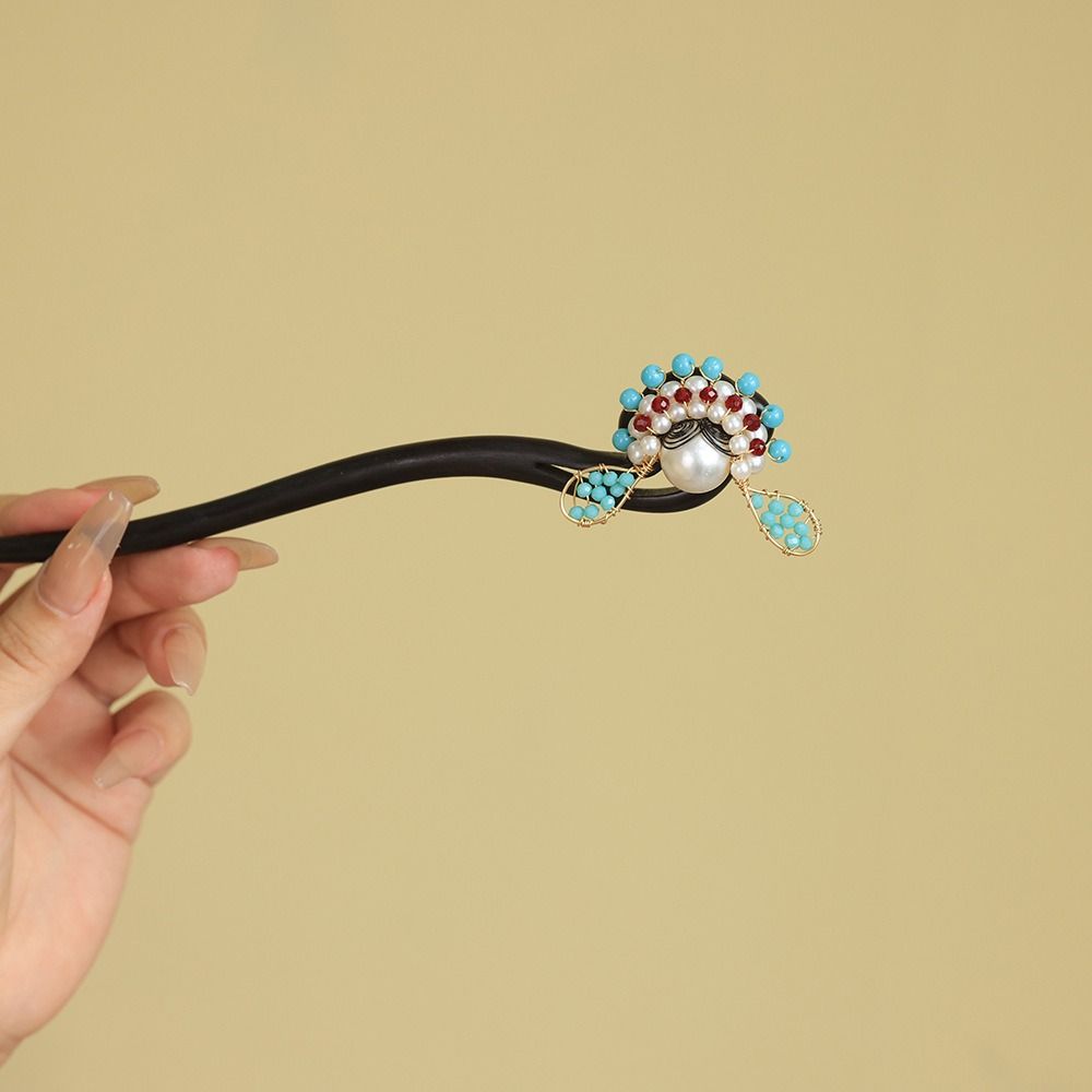 Tassel New Chinese Style Hair Clip Red Hanfu Hairpin Beijing Opera Hair Accessories Bridal