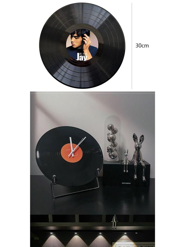 Ретро Закат Виниловая Пластинка Настенные Часы: Тихий креативный декор своими руками для гостиной.