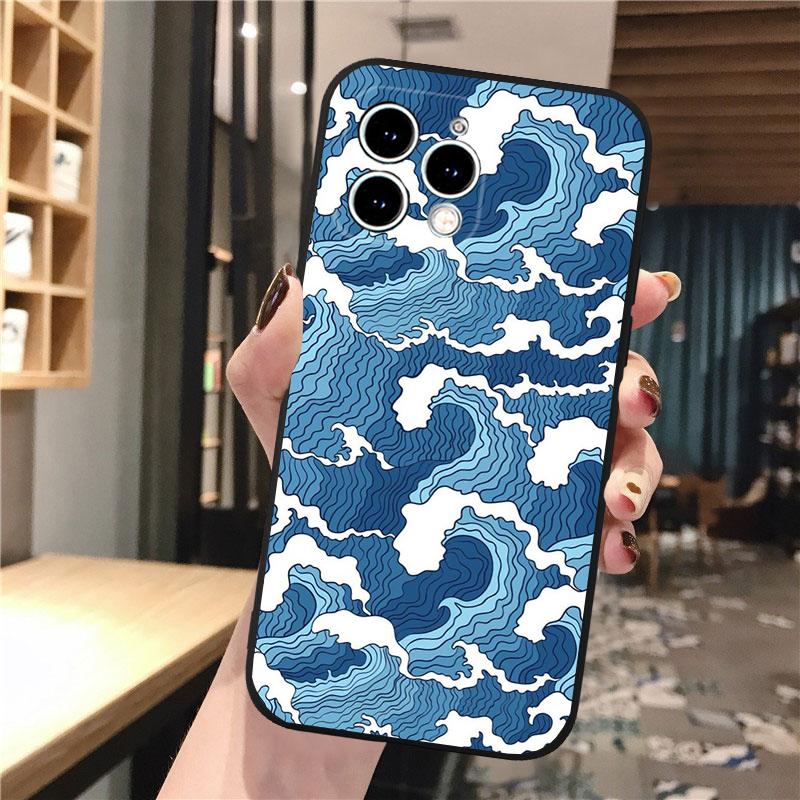 Чехол для телефона Great Blue Wave Ocean для iPhone Samsung Galaxy Redmi Xiaomi Oppo OnePlus Note SA 7 8 9 10 11 12 13 14 20 21 22 23 53 54 Pro Max Ultra