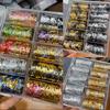 10Pcs/Box Silk Gold Silver Mesh Nail Stickers Lace Fragments Nail Transfer Foil Paper Decals Manicure DIY Glitter Charm Decorati