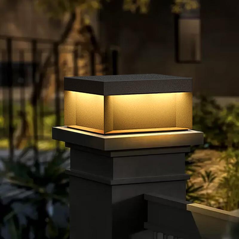 Solar Outdoor Courtyard Pillar Light