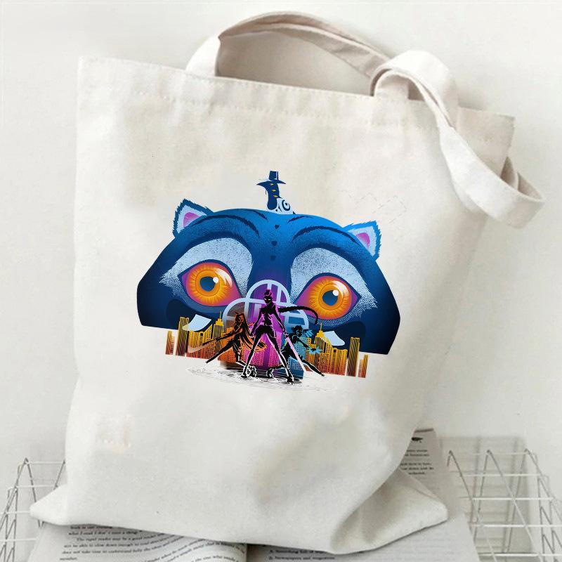 Горячая распродажа Kpop Корейская группа Witch Hunter для девушек Принт Холщовая сумка Студенческая повседневная сумка Сумка для покупок