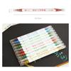 Head Double Calligraphy Color Pen Soft Head Pearlescent Metal Color For Art Hand Painting Creative Painting Greeting Card Hand Account