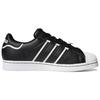 Adidas Кроссовки унисекс Superstar Black White Core-Black Cloud-White Blue-Bird GX5257