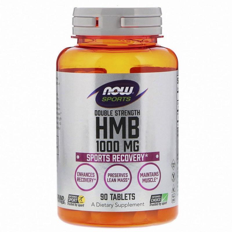 Now Foods HMB 1000 мг Таблетка для спортивного восстановления Веганская, 90 таблеток, 1 шт.