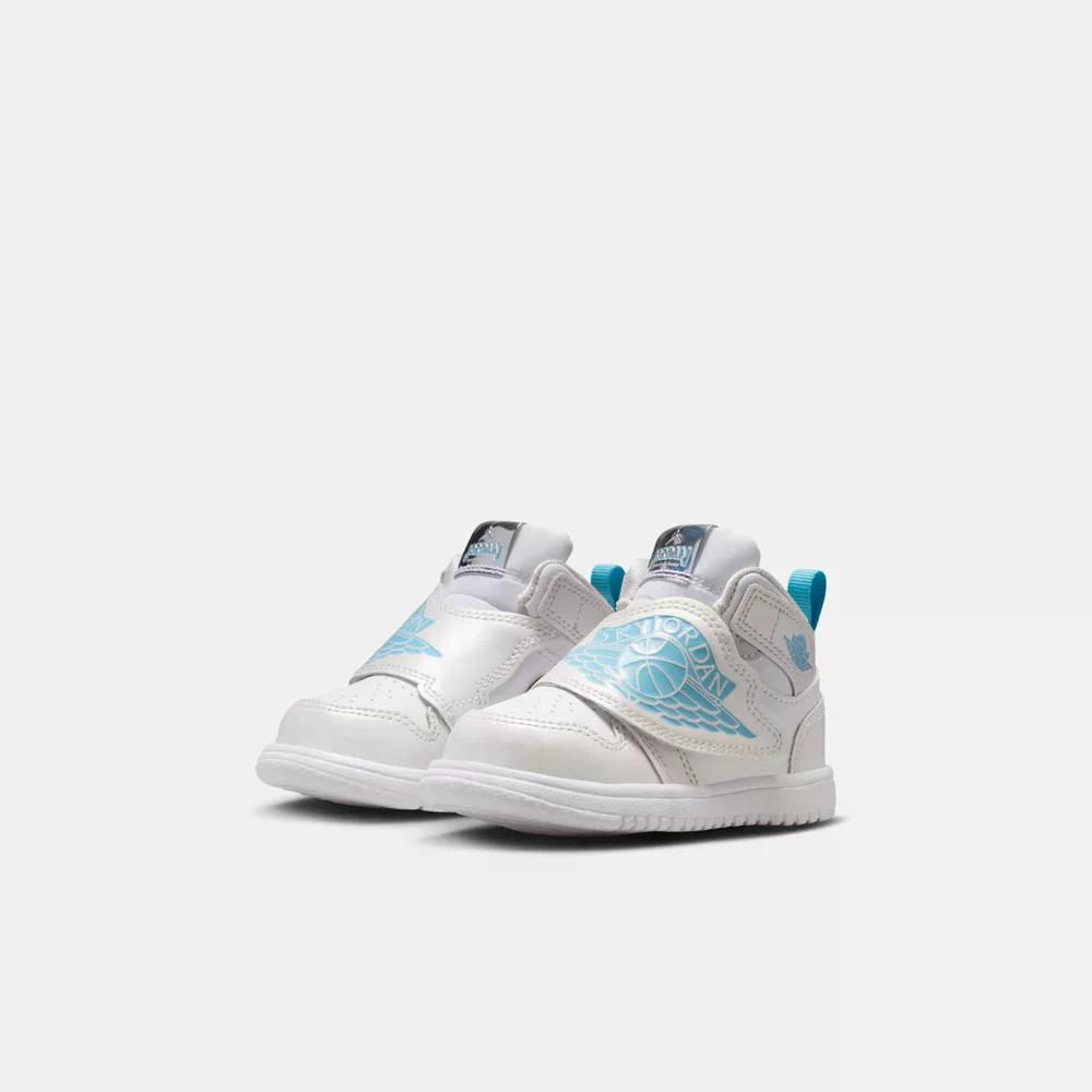 Air Jordan Sky Jordan 1 TD Фото Пыль Синий Холод Детские Кроссовки Серый HV4766-014