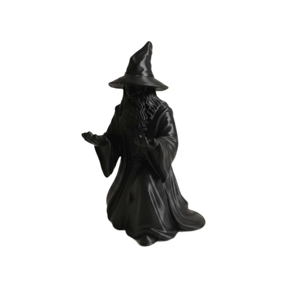 3D Printed Wizard Statue Model Creative Design Wizard Ornament Fashion Pen Holder  Gift