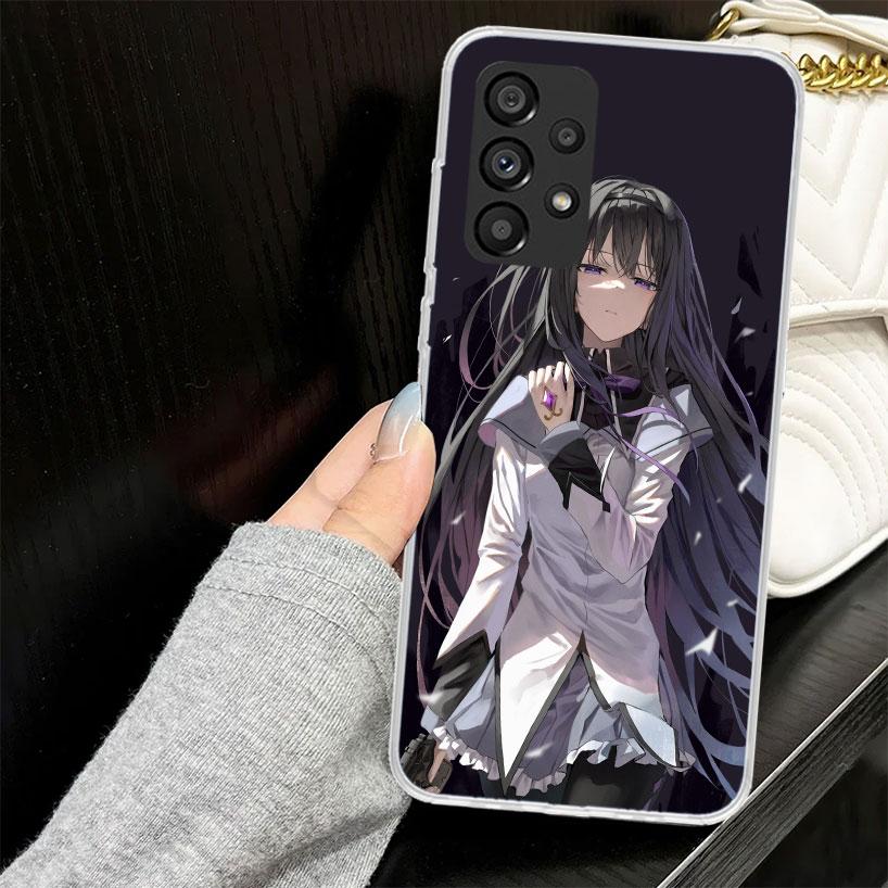 Чехол Madoka Magica Homura для Samsung Galaxy A52 A42 A32 A22 A12 A51 A50 A02S Чехол для телефона A41 A31 A21S A40 A30S A20E A10S A71