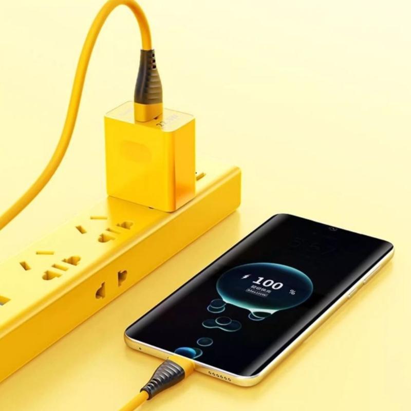 Прочный USB-C кабель 120 Вт с нейлоновой оплеткой обеспечивает быструю зарядку 6 А и синхронизацию данных. Зарядный кабель для различных устройств.