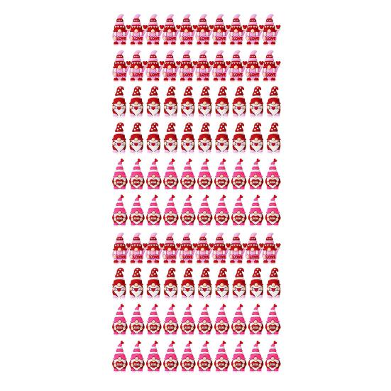 Кукла Эльф День Святого Валентина Мини Гномы Набор Смоляные Фигурки Романтичный Розовый Красный Сердце Декор Подарки на Вечеринку Многоярусная Поднос Дисплей Прятки Игрушки