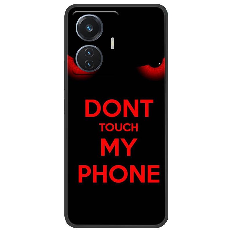 Для vivo T1 4G Y55 4G iQOO Z6 44 Вт V2153 Чехол Мраморный Мягкий Матовый Силиконовый Чехол на Заднюю Панель Для Vivo T1 44 Вт Полная Защита Чехол для Телефона