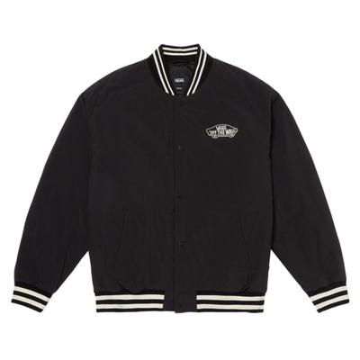 Vans Классическая Модная Универсальная Куртка Унисекс Куртки Черный VN000GZMBLK1