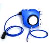 Air Hose Reel 15m Automatic Winding with Bracket Blue Wall Hanging Ceiling Hanging Type [DP015]