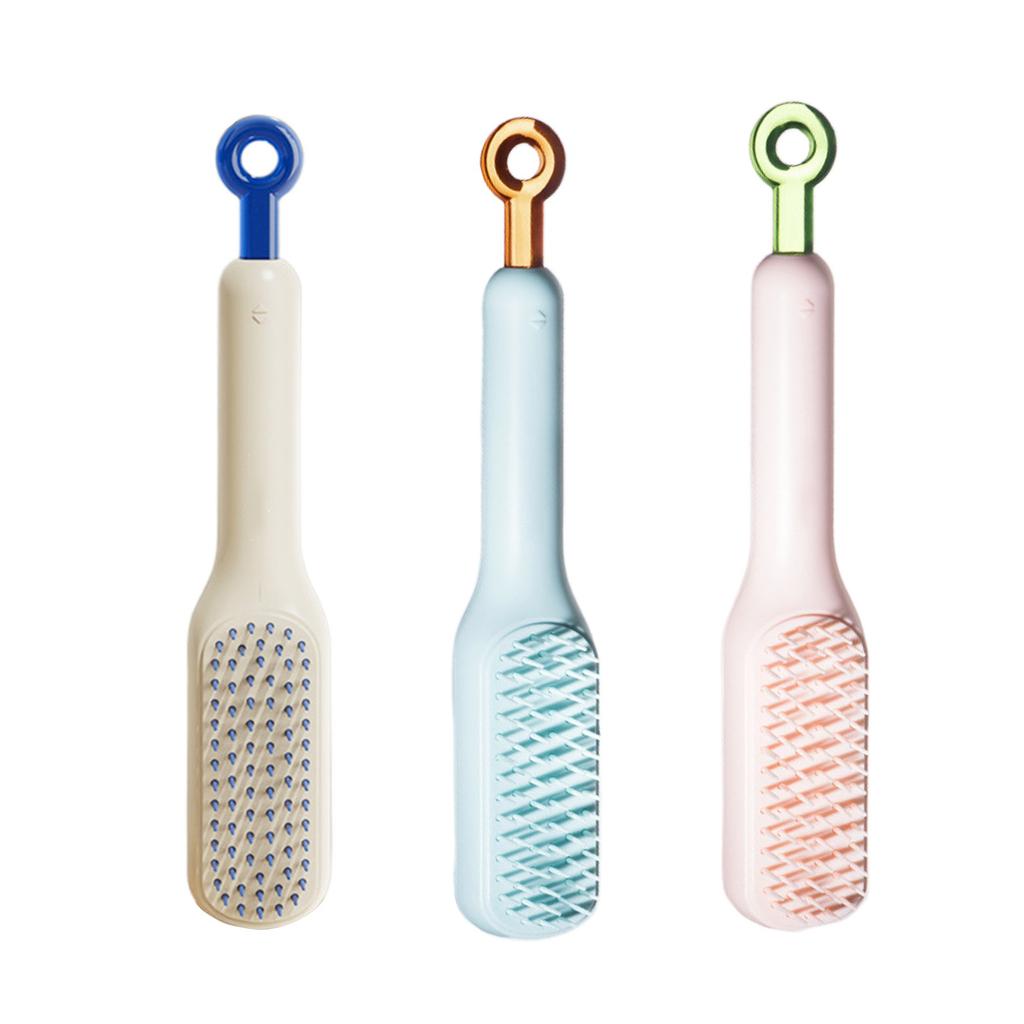 KUULA Light Luxury Retractable Comb For Combing Hair And Scalp Cleaning Hairdressing Comb Home Portable -static Hair Comb