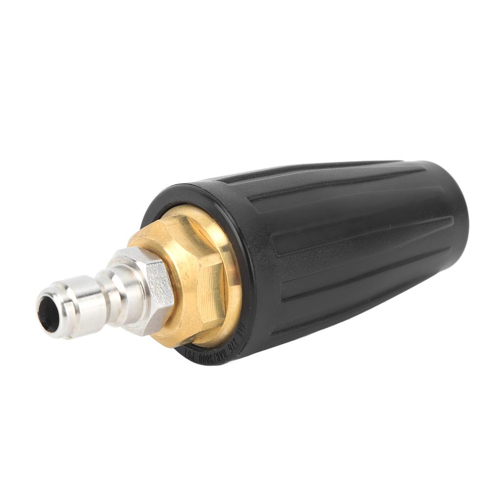 Турбо-насадка для мойки высокого давления 1/4 дюйма с быстрым соединением, керамический сердечник, медь, вращающаяся турбо-насадка 3000 фунтов на кв. дюйм