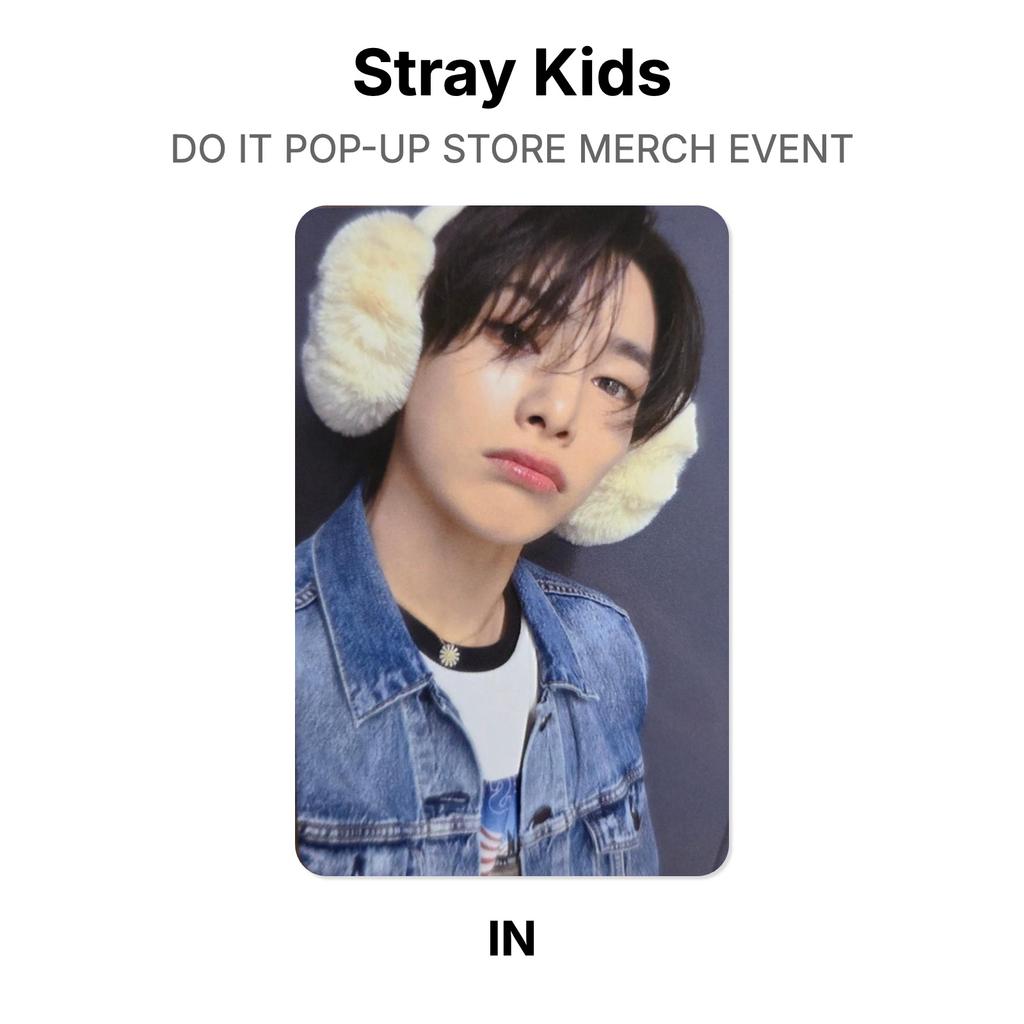 Stray Kids DO IT POP-UP STORE МЕРЧ-СОБЫТИЕ Официальная фотокарточка