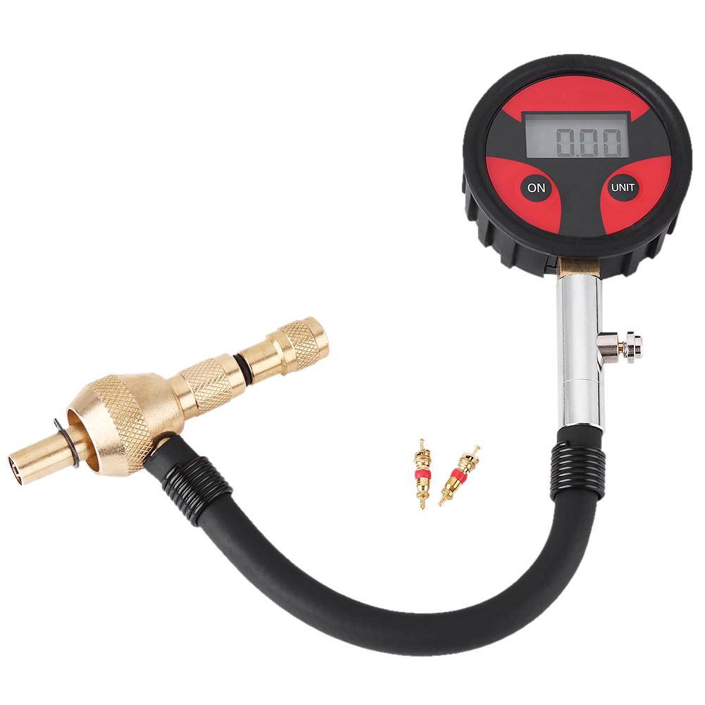 Digital Tire Pressure Gauge, Car Auto Motorcycle Bike Truck Tire LCD Digital Pressure Gauge with Tire