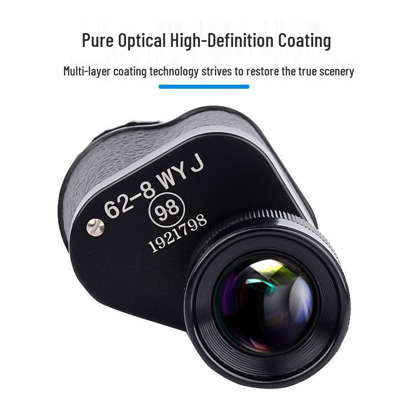 62 Type 8x30 Portable Monocular with High Magnification HD and Non-Infrared Color Imaging for Low-Light Night Vision