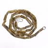 Natural Labradorite Gemstone Square Tube Smooth Beads Necklace 17" UB-3564 UB-3564