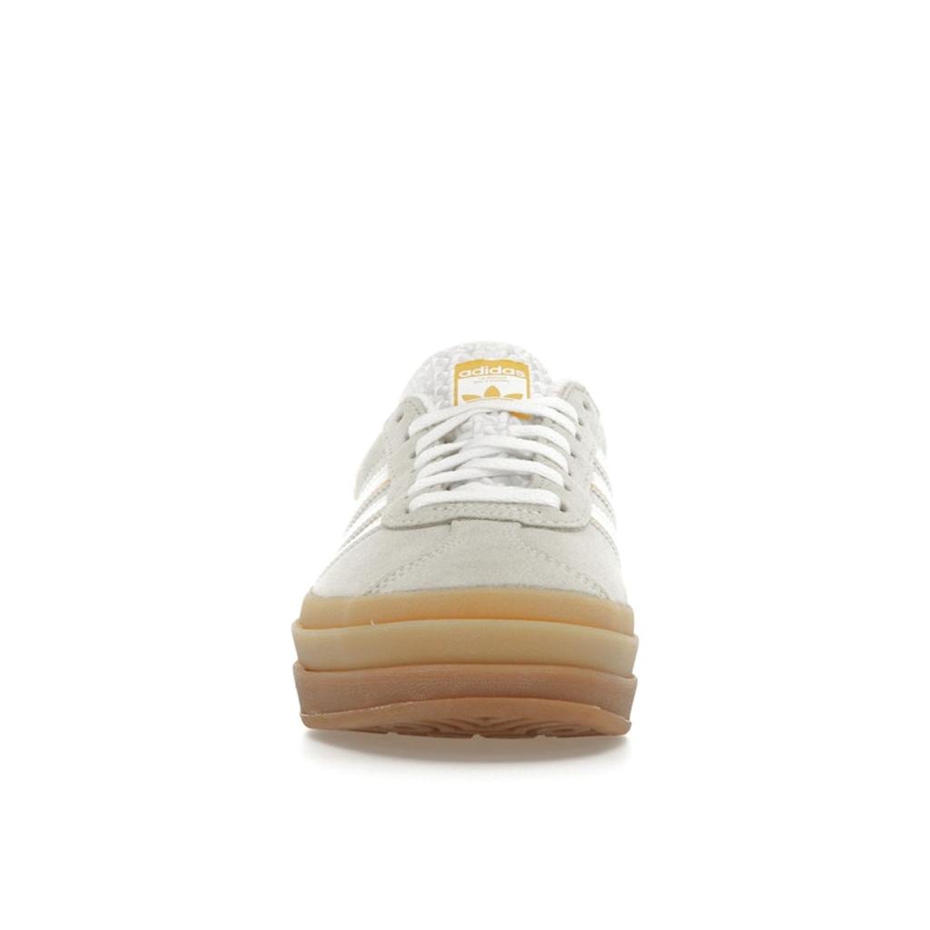 Adidas Gazelle Bold Ivory Bold Gold женские кроссовки кремово-белые IH9929