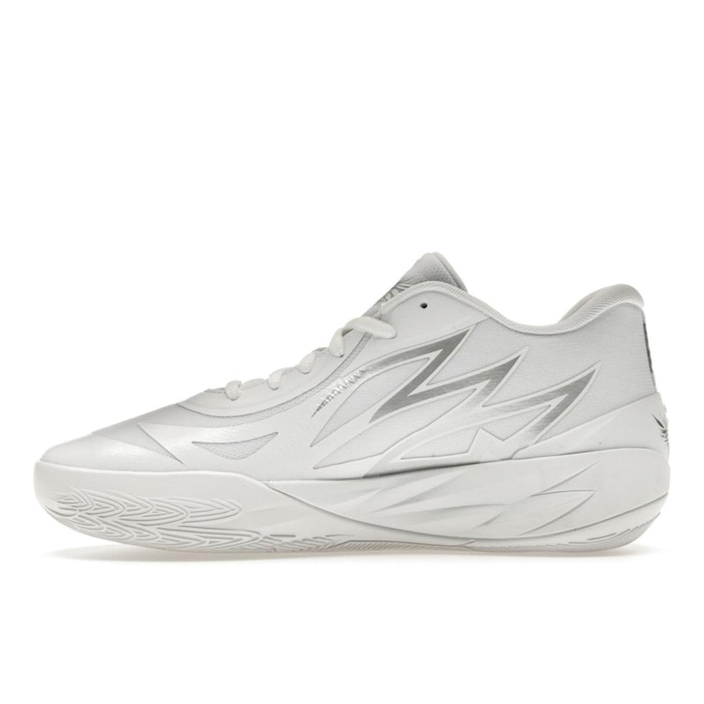Puma Кроссовки MB.02 Lo Triple White Мужские Серебро 379419-01