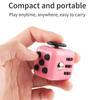 Mini Fidget Cube Toy Vinyl Desk Finger Toys Squeeze Fun Stress Reliever Antistress Stress Cube Toys