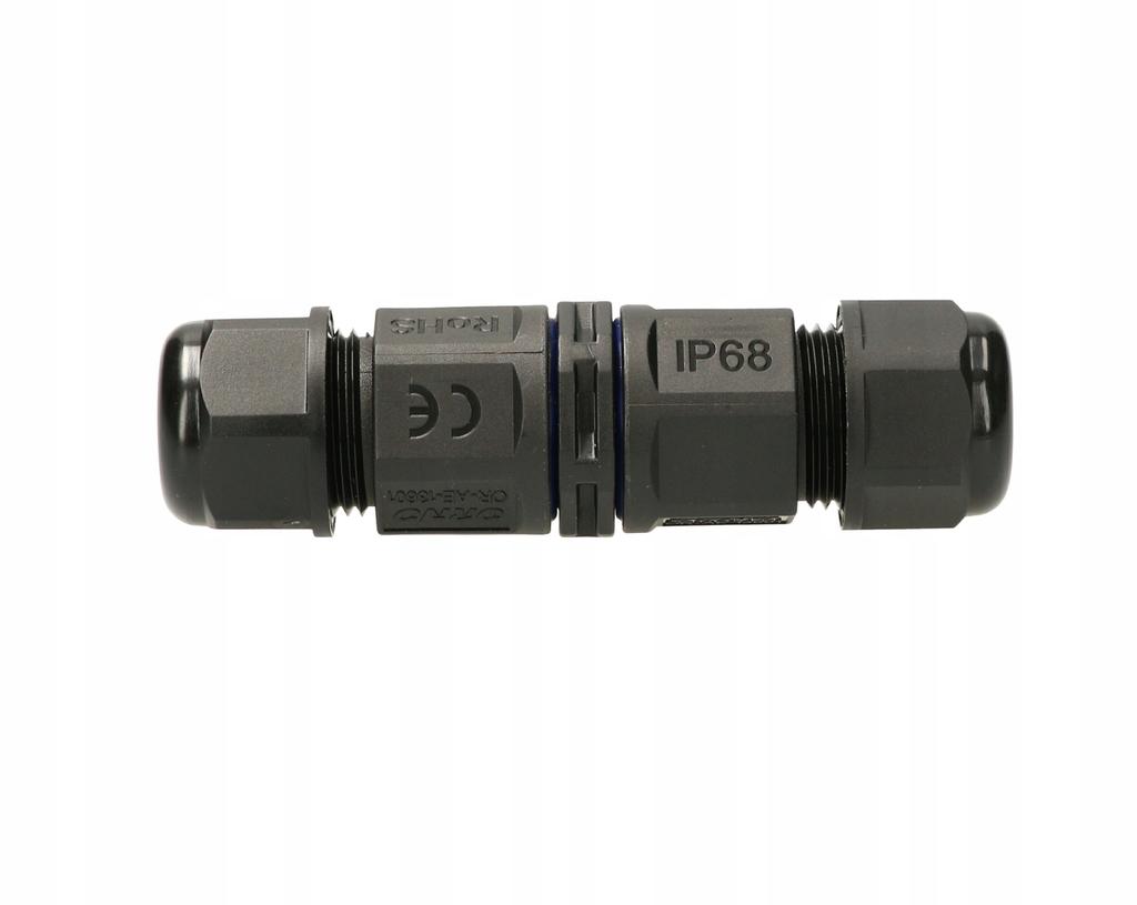 Straight Cable Connector IP68, Max. 3X4Mm2, 450V/25A