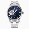 Automatic Made In with Open Navy RK-AT0002L Men's Watch, Semi-Skeleton, Mechanical, Japan, 2-Year Manufacturer's Warranty, Heart,