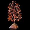 Carnelian Gemstone Tree of Life  Orgone Pyramid Base, Crystal Tree for Positive Energy, Feng Shui Decor