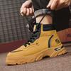 Ботинки мартин мужские осенне-зимние новые ботинки средней высоты с коротким голенищем, в британском стиле, на платформе, для активного отдыха, альпинизма, в стиле ретро, рабочие ботинки