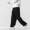 Autumn Casual Men's Pants Korean Version Corduroy Solid Color Overalls Street Wide-leg Pants Trend Large Size All-match Pants