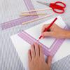 Шитье пэчворк квилтинг линейка пластиковая одежда раскройная линейка для рукоделия чертежные принадлежности швейные принадлежности