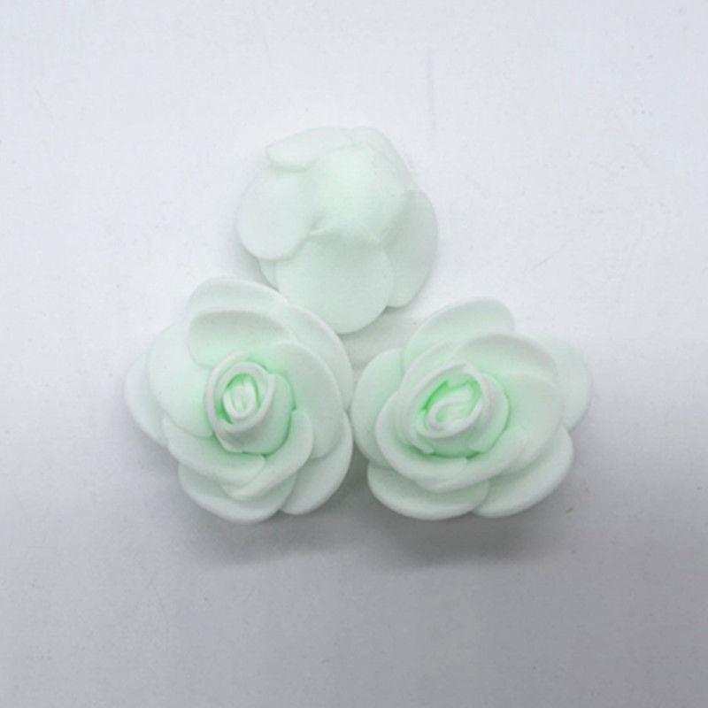 10/50/100 шт. 3 см пенопластовая роза для медведя искусственные цветы Diy подарочная коробка свадебные декоративные рождественские украшения для дома 20 цветов