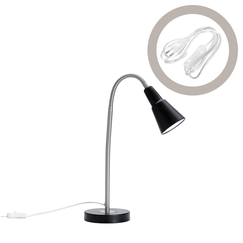 Удлинитель Вилка Замена Лампа Прозрачный Провод Прозрачный Выключатель Для Помещений Тонкий Силовой Кабель