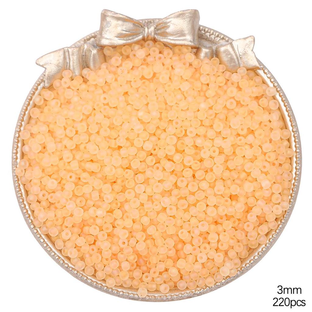 Высококачественные матовые стеклянные бусины-бисер разных цветов для изготовления украшений своими руками